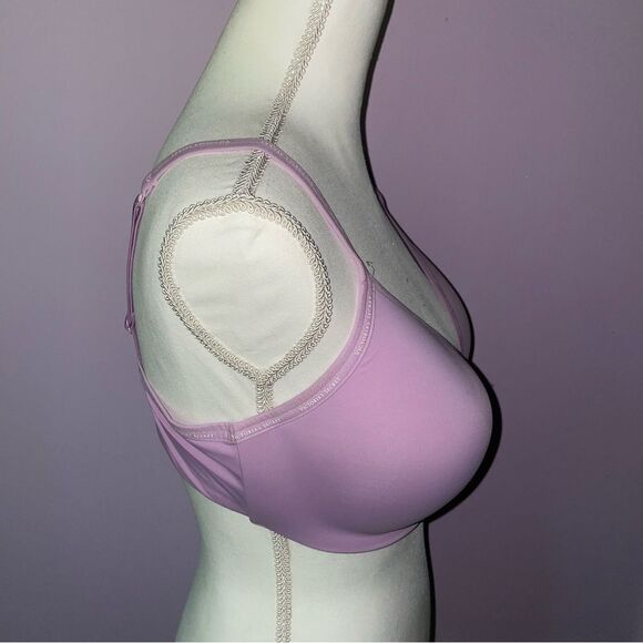 Victoria's Secret Size 38DD T Shirt Bra Lightly Lined Wireless Purple - Picture 2 of 6